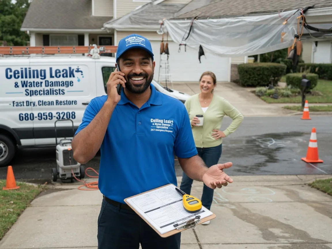 Ceiling Leak Cleanup Haslet, TX FAQs